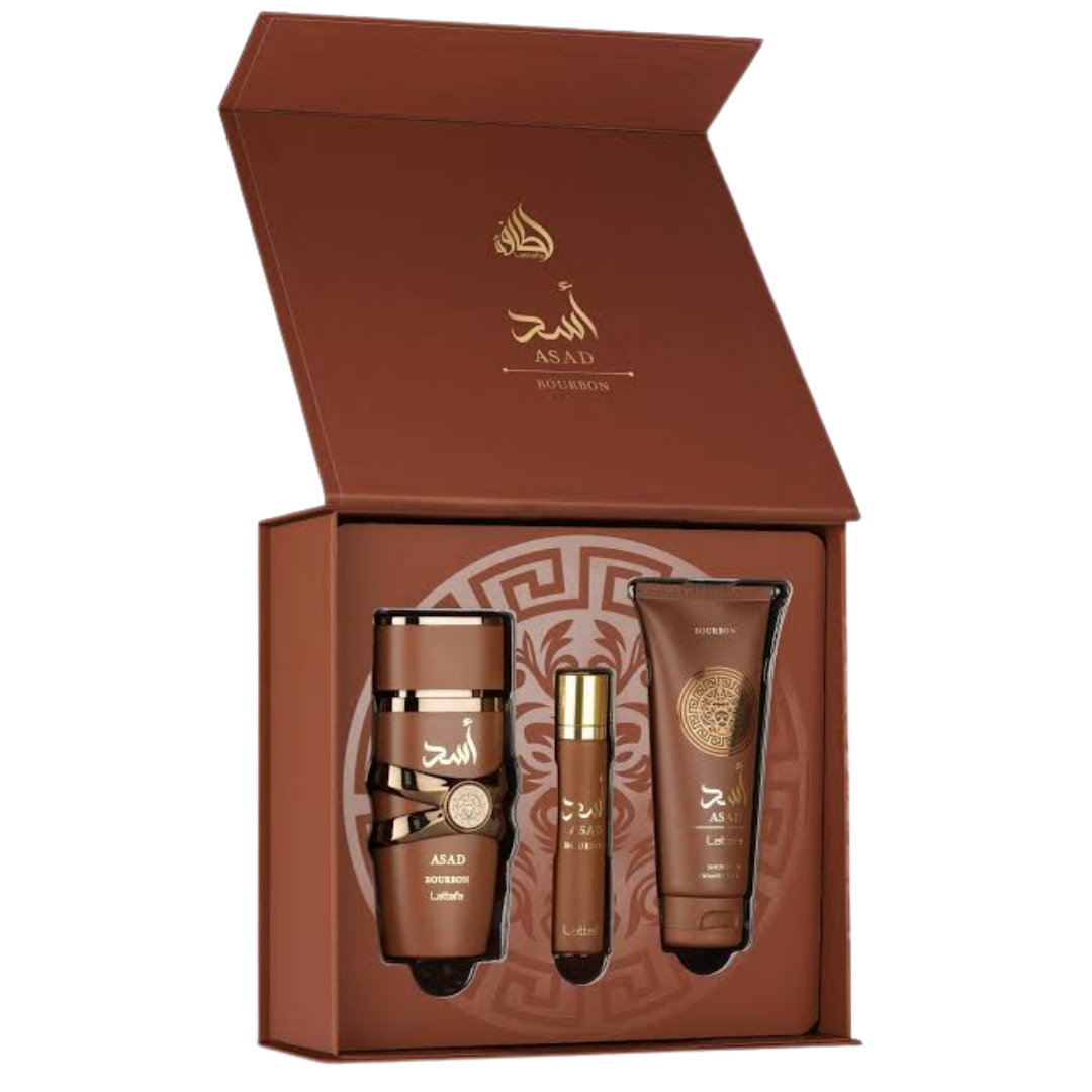 Set Lattafa Asad Bourbon