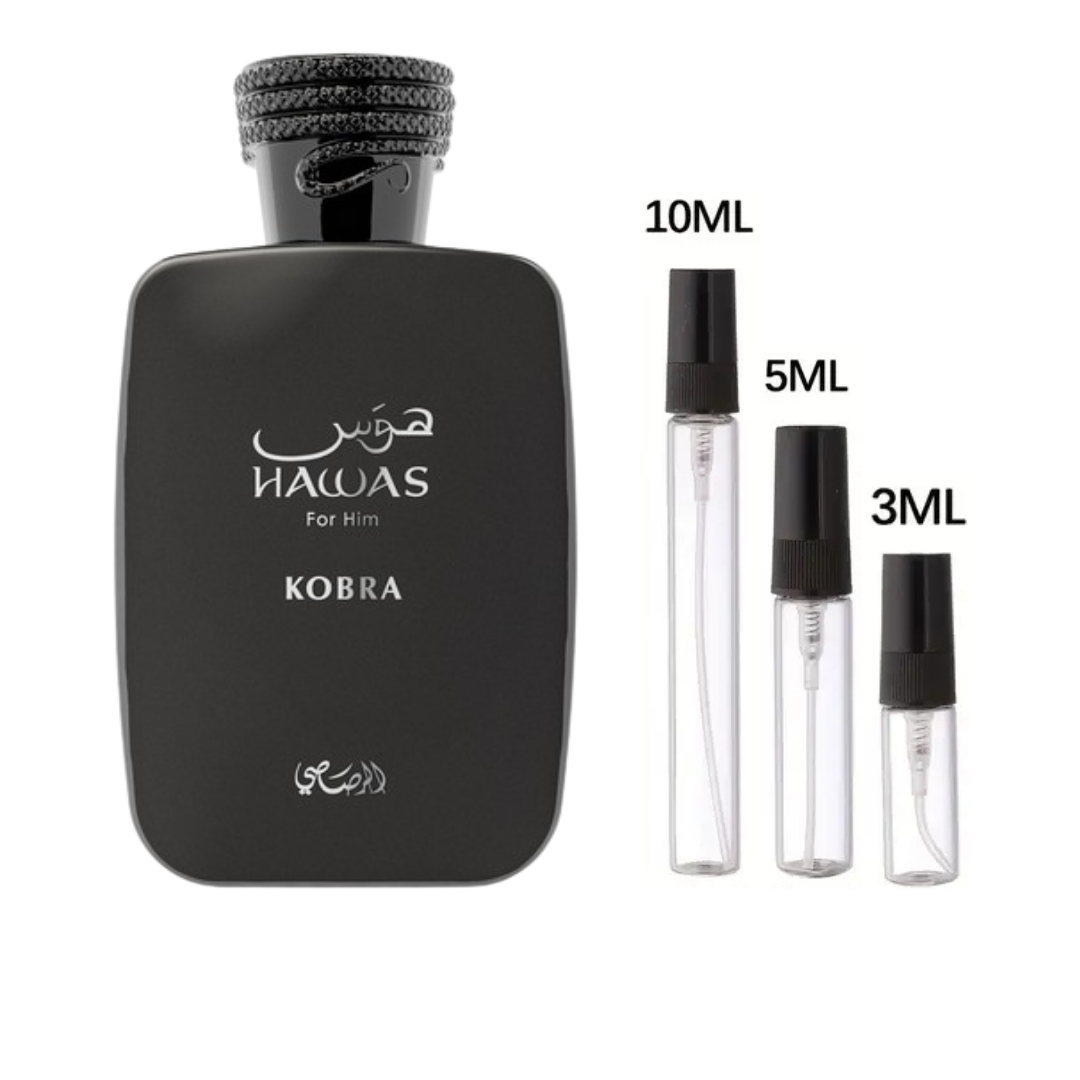 Decant Rasasi Hawas Kobra EDP