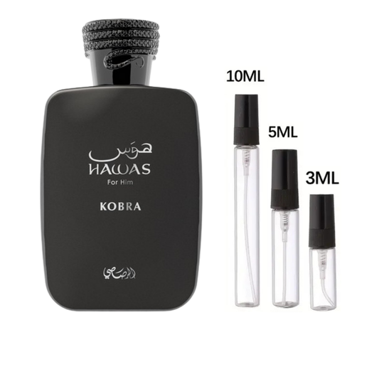 Decant Rasasi Hawas Kobra EDP